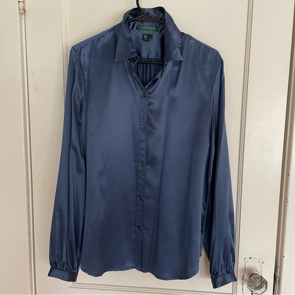 Ralph Lauren Silk Dress Shirt | Size 14